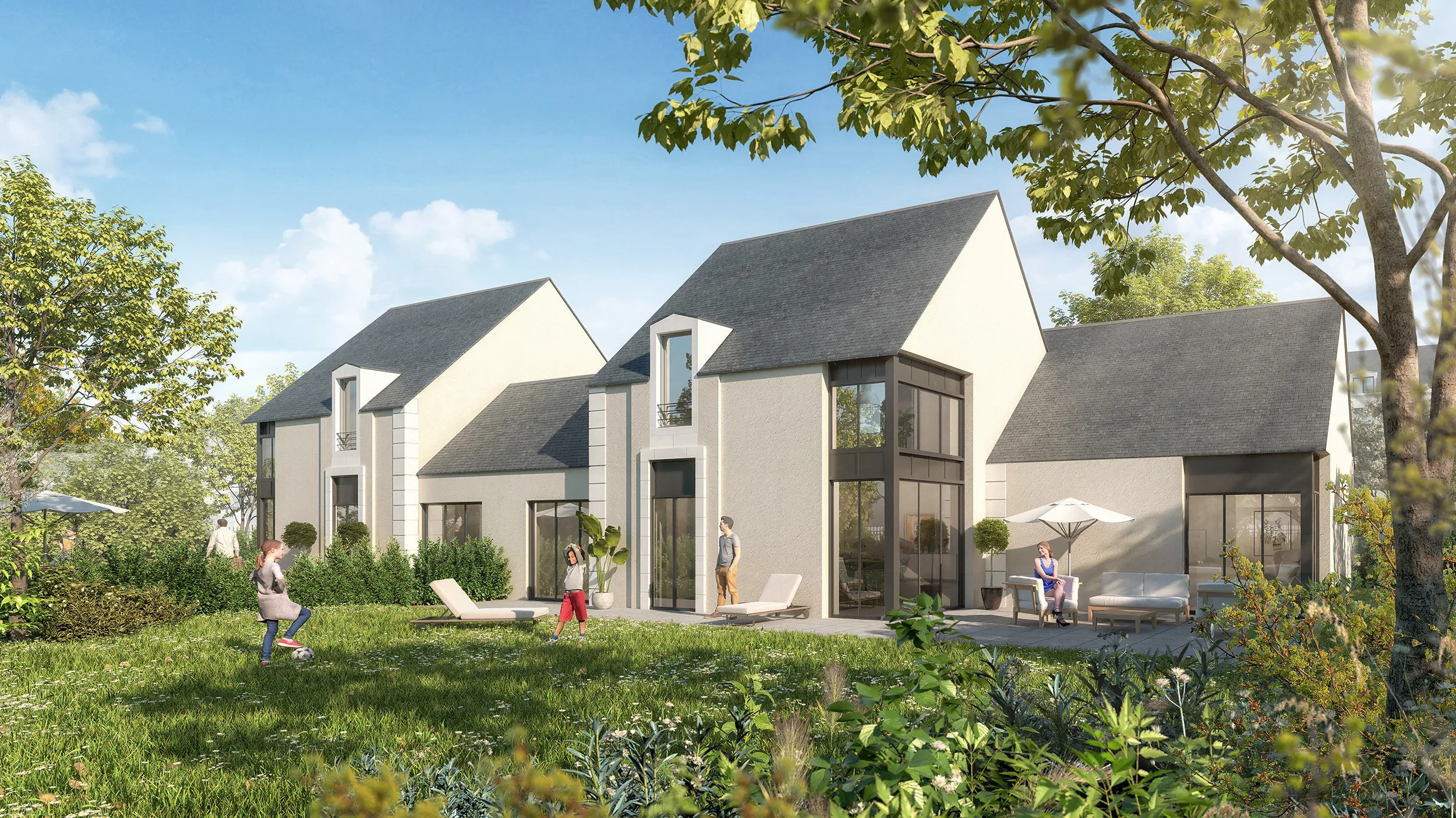Plessis, Chanterie maisons